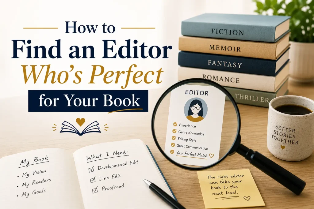 How to Find an Editor Who's Perfect for Your Book