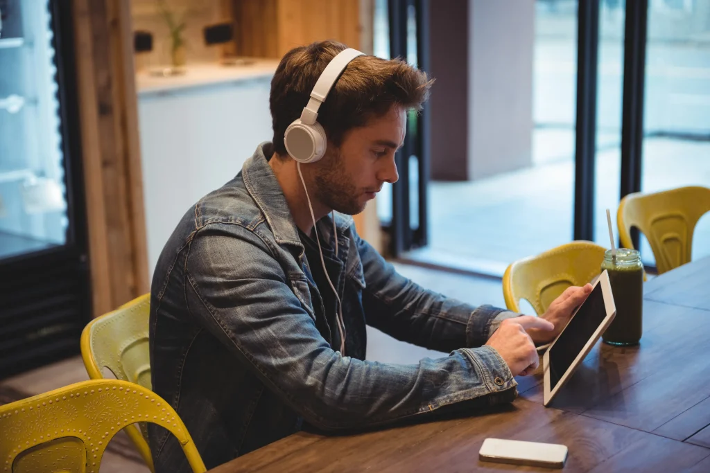 man-listening-music